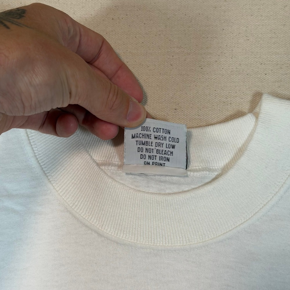 Vintage 1999 O'Neill Cold Water Classic CWC Surf T-Shirt White XXL The Lane - Picture 2 of 6